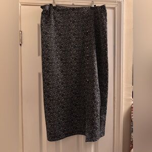 NYC Black and Gray Maxi Skirt